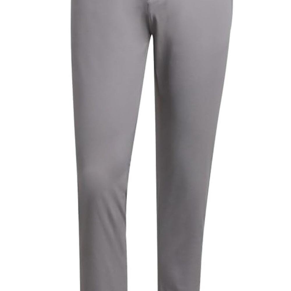 Mens Adidas Gray Regular Fit Golf Pants 42X 34 Brand New!